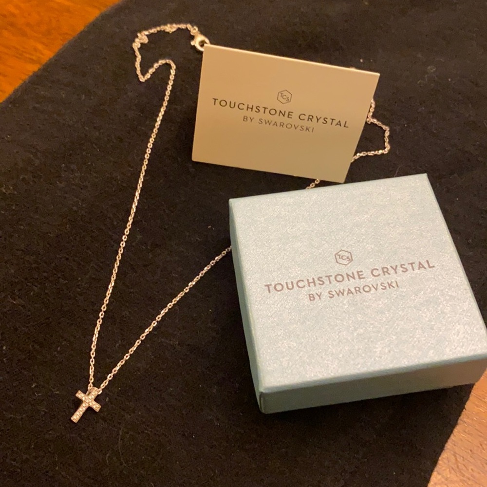 Petite cross necklace